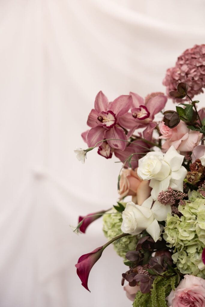 flower arrangement for bespoke wedding florist Pretoria